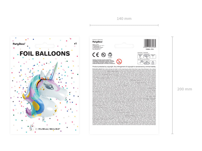 Unicorn Foil Balloon