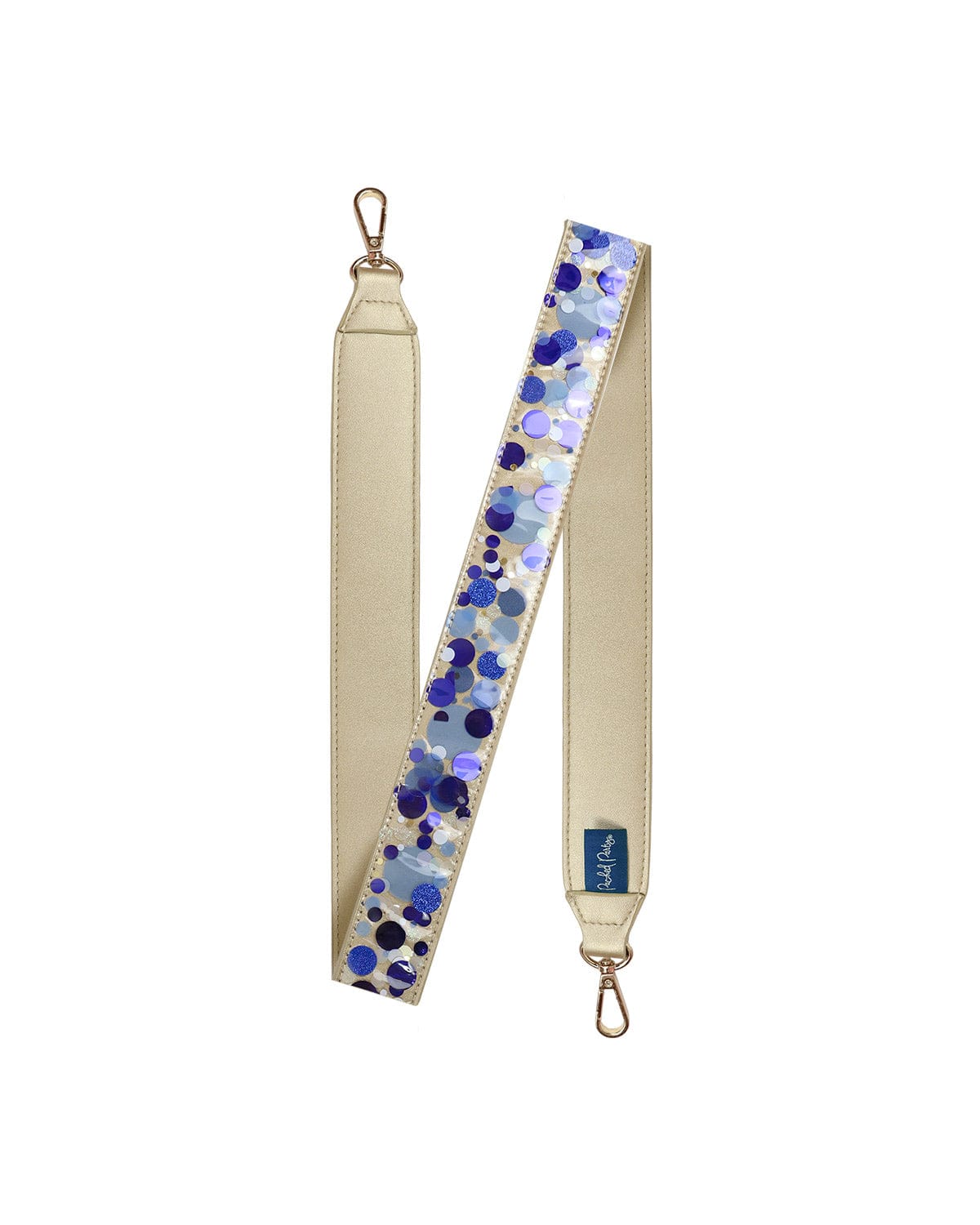 TRUE BLUE CONFETTI REMOVABLE PURSE STRAP ATTACHMENT