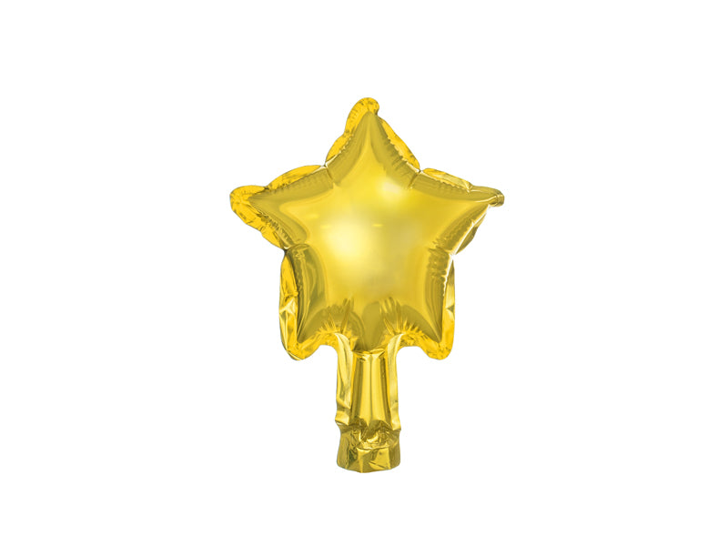 5” Foil Balloon Stars- 25pc Gold