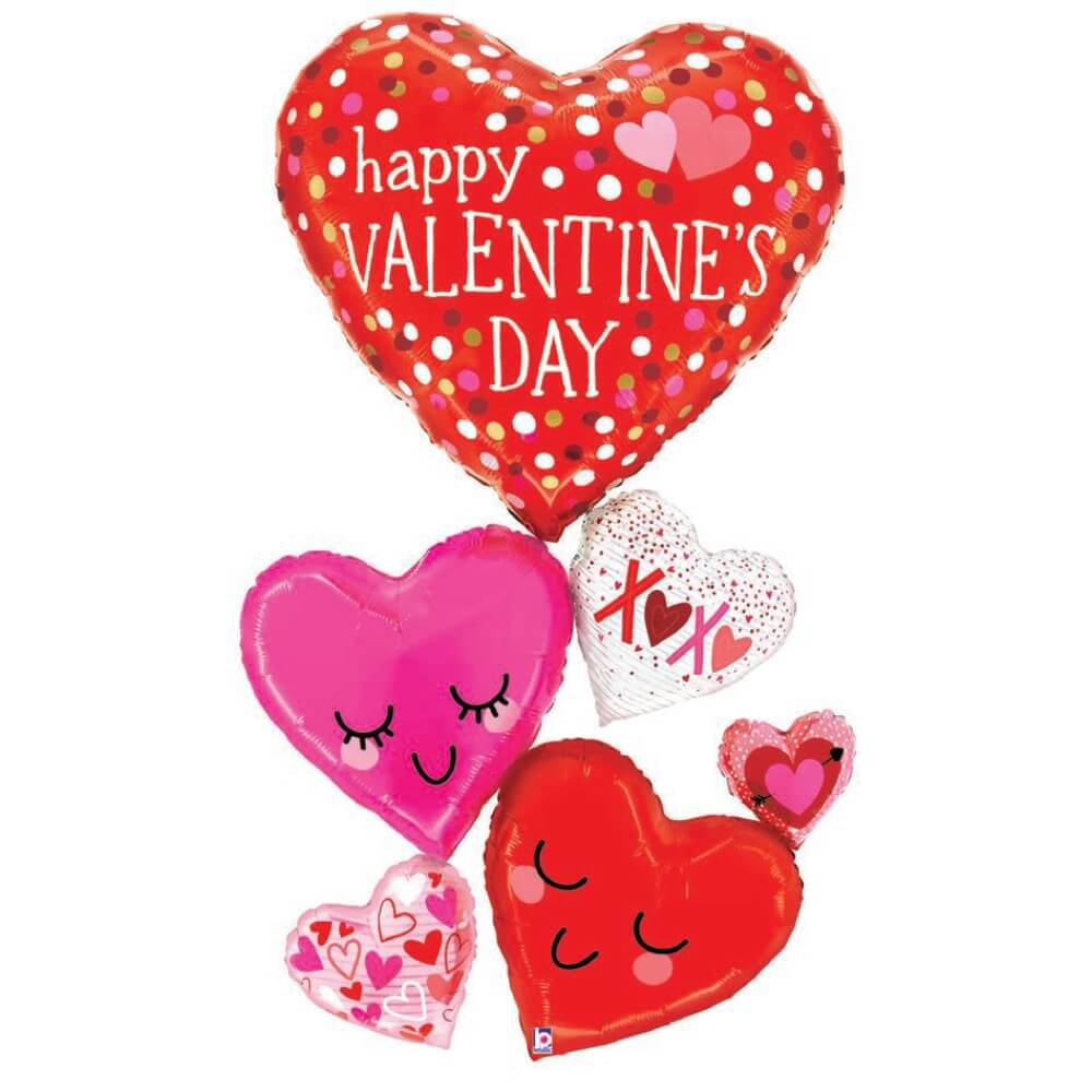 58” Special Delivery Valentine Happy Hearts