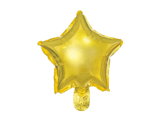 10” Foil Balloon Stars- 25pc Gold