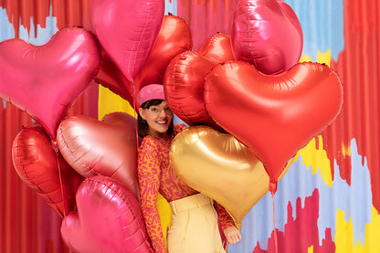 Heart Foil Balloon-Pink