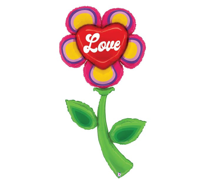 63” Fresh Picks Retro Love Flower