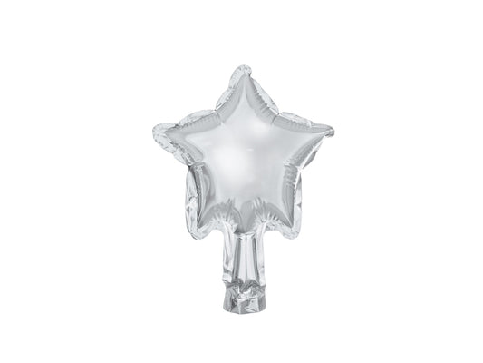 5 “ Foil Balloon Stars-25pc Silver