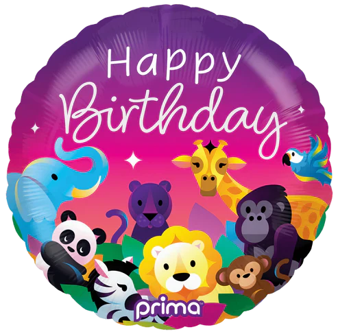 18" Party Animal HBD Foil Balloon