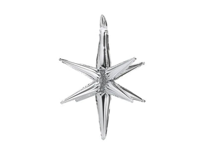 3D Foil Balloon Star Silver