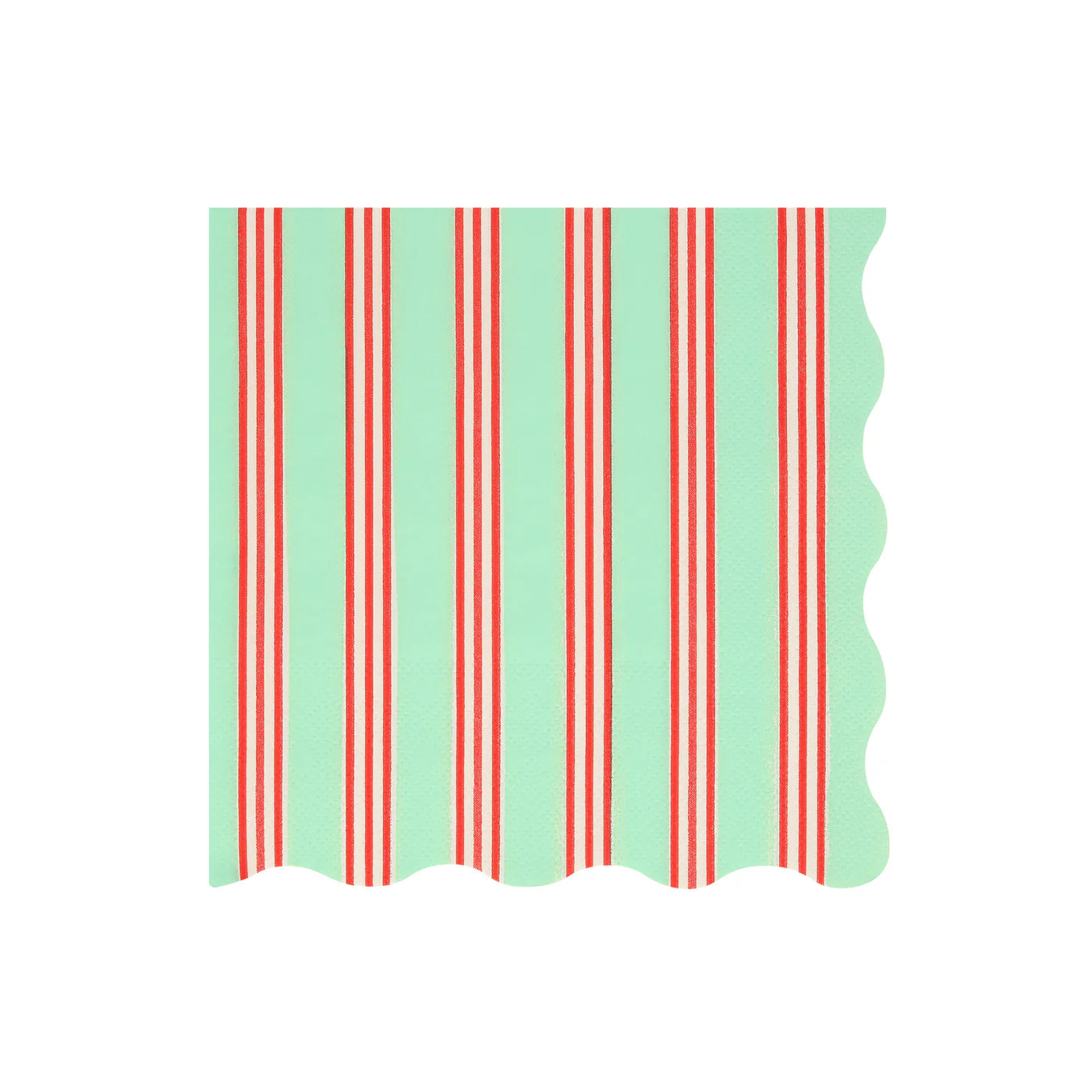 Festive Stripe Large Napkins (x 16)