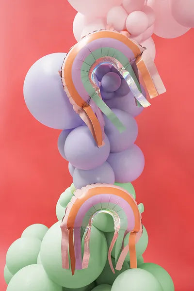 Foil Balloon Rainbow with Fringes