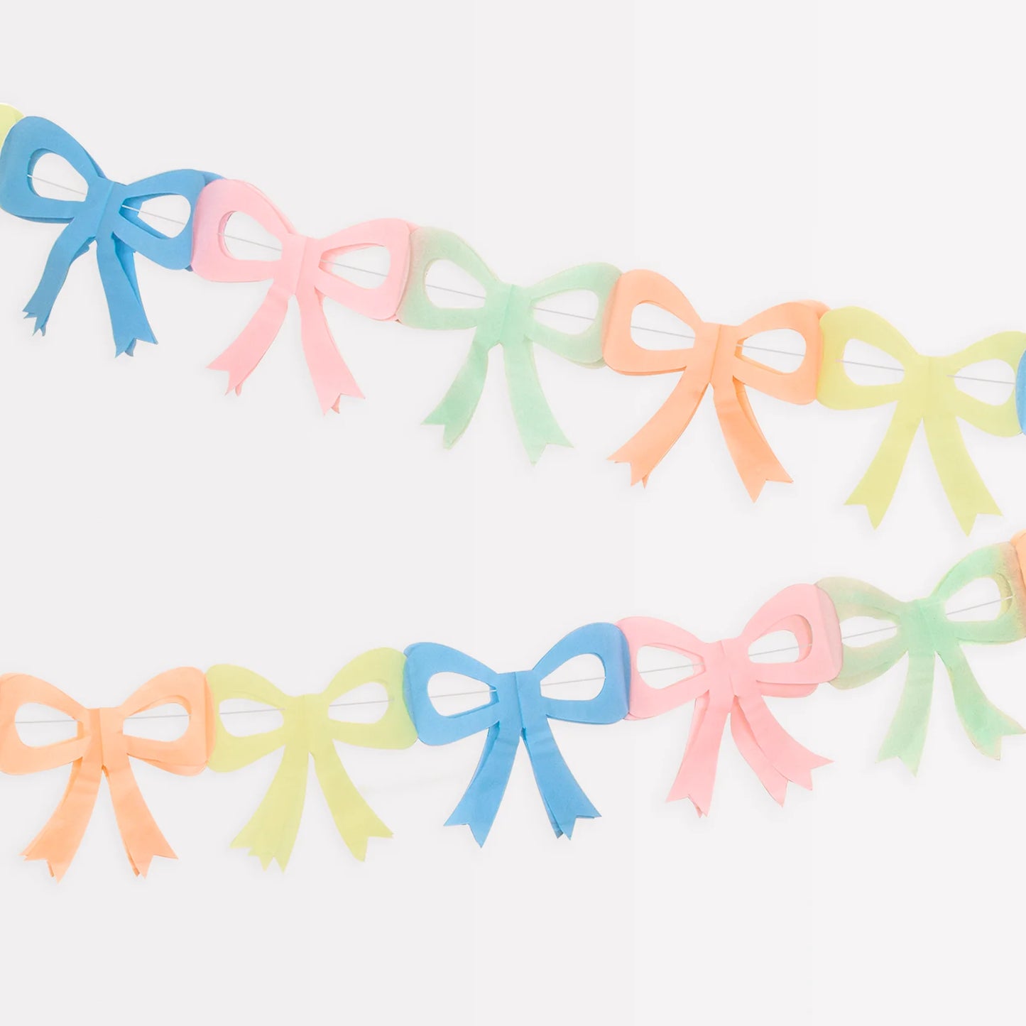 Tissue Paper Bow Garland