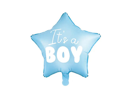 It’s A Boy Blue Star Balloon