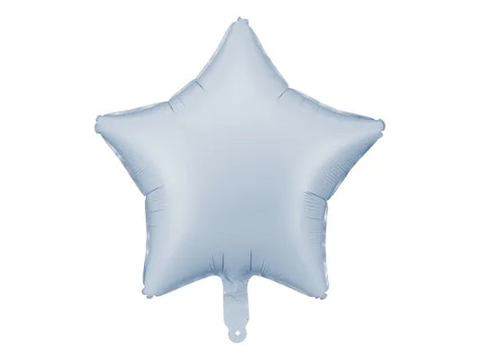 Foil Balloon Star Misty Blue