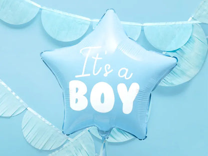 It’s A Boy Blue Star Balloon