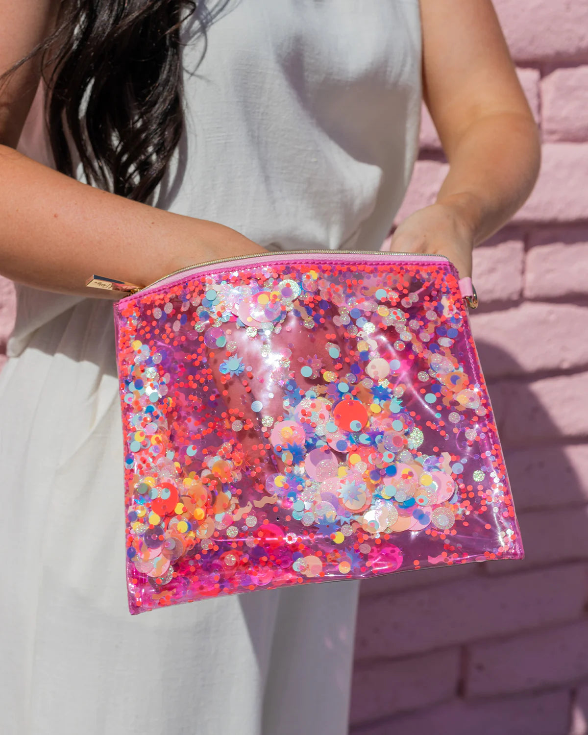 Bring on the Fun Confetti Everything Pouch