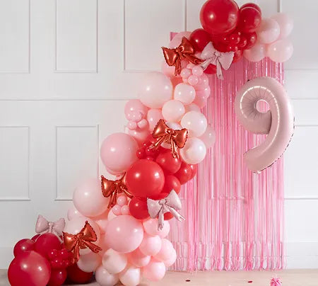 Foil Balloons for Garlands- Bow, Pink