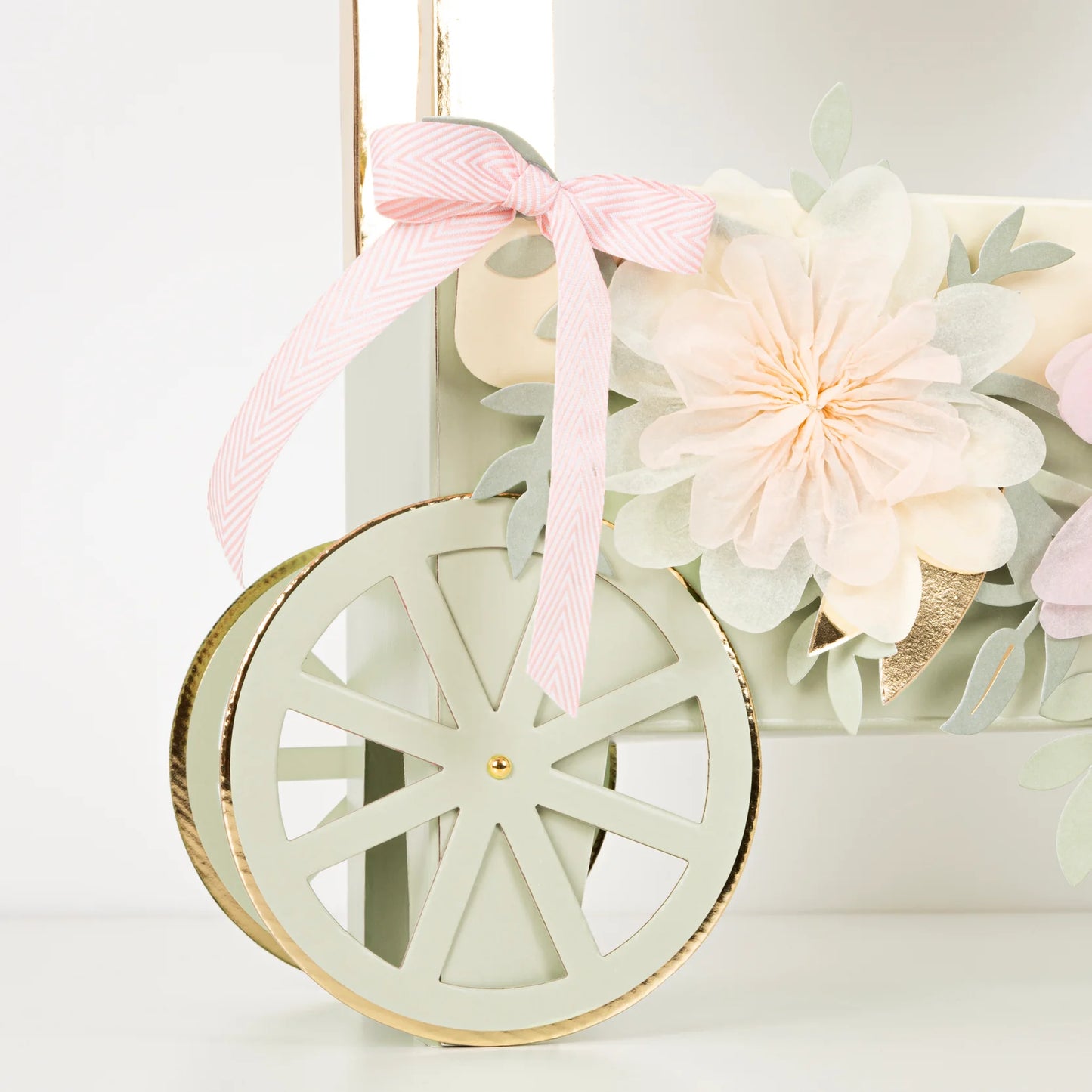 Laduree Paris Macaron Cart Centerpiece