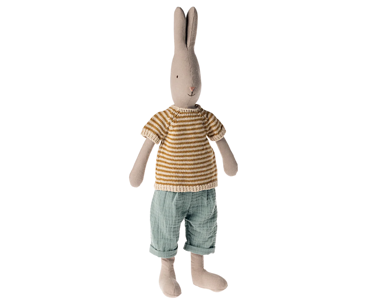 Rabbit size 3, Classic - Knitted shirt and pants