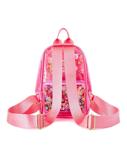 Bring on the Fun Mini Clear Confetti Backpack