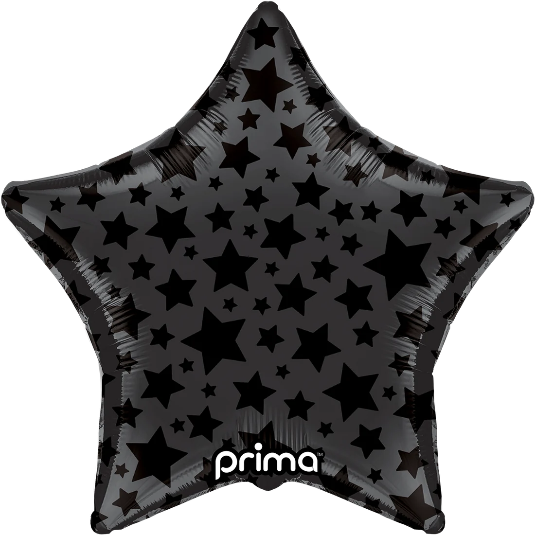 18" Star Black Shiny & Matte Stars