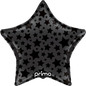 18" Star Black Shiny & Matte Stars