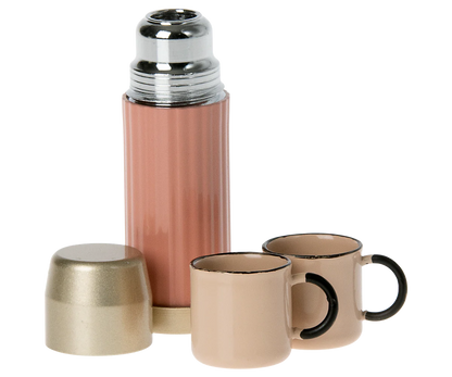 Thermos and cups - Soft coral