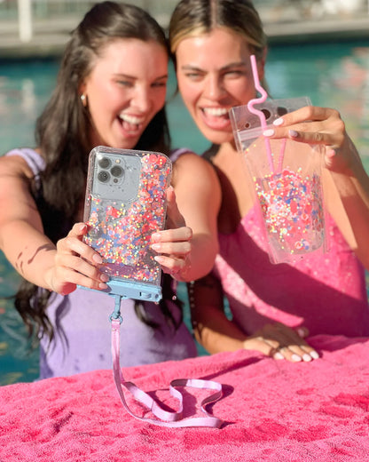 Bring on the Fun Confetti Waterproof Protective Phone Holder