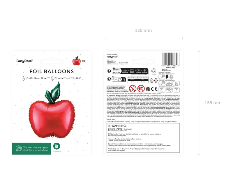 Foil Balloon Apple