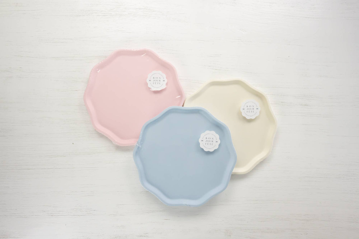 PETAL PINK COMPOSTABLE DINNER PLATES