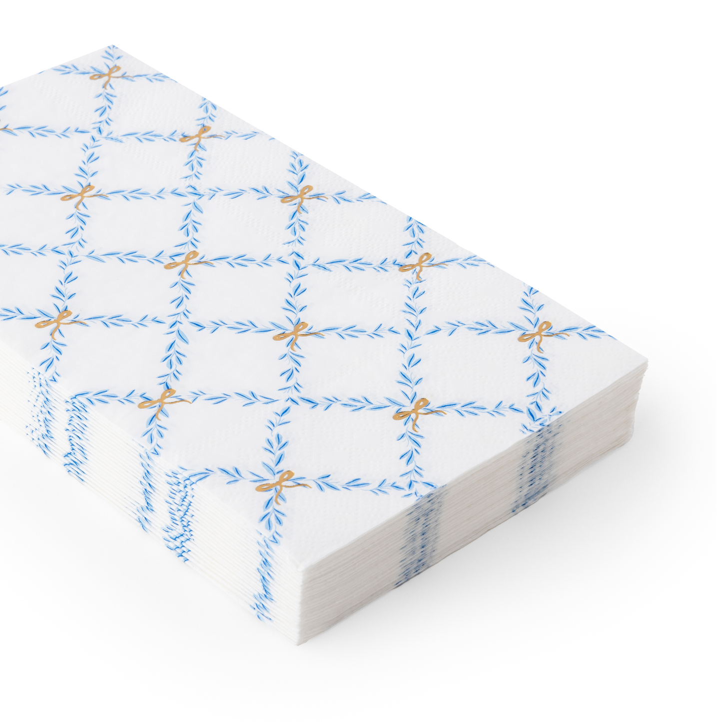 SKY BLUE TRELLIS GUEST TOWELS