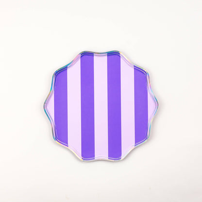 Spooky Stripes Dessert Paper Plates