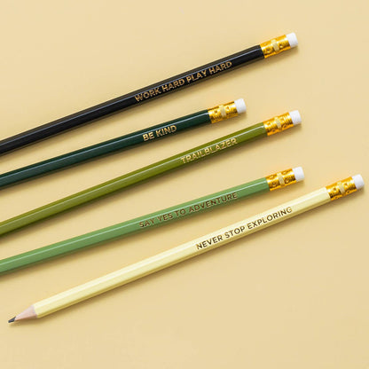 Pencil Set - Camouflage - 5 Piece Set