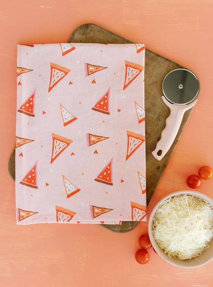 Pizza Full Pattern Flour Sack Towel | Valentine's Kitchen