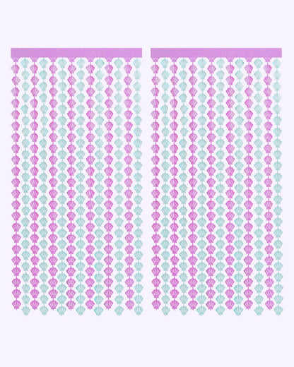 Mermaid Party Backdrop Curtain, Birthday Supplies