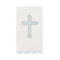 SKY BLUE CROSS GUEST TOWELS