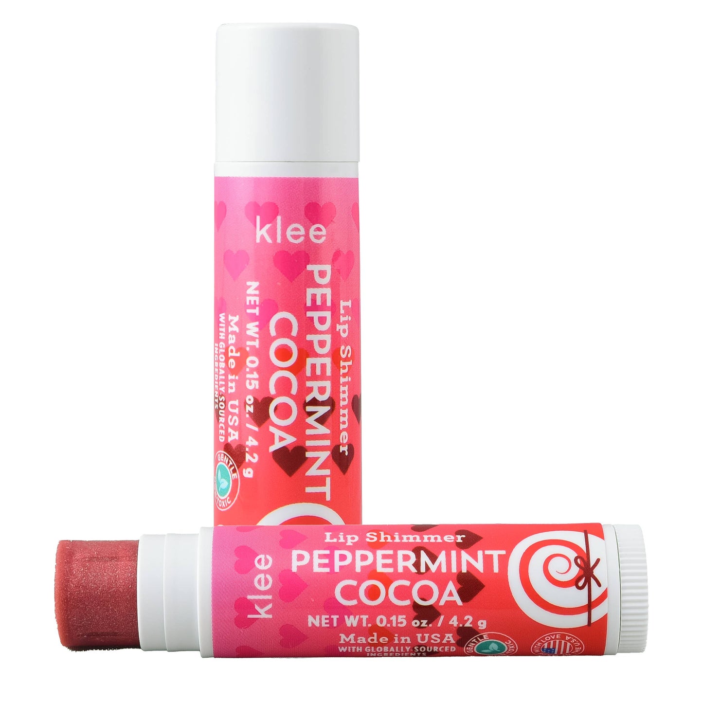 Strawberry Kiss - Natural Lip Shimmer: Strawberry Kiss