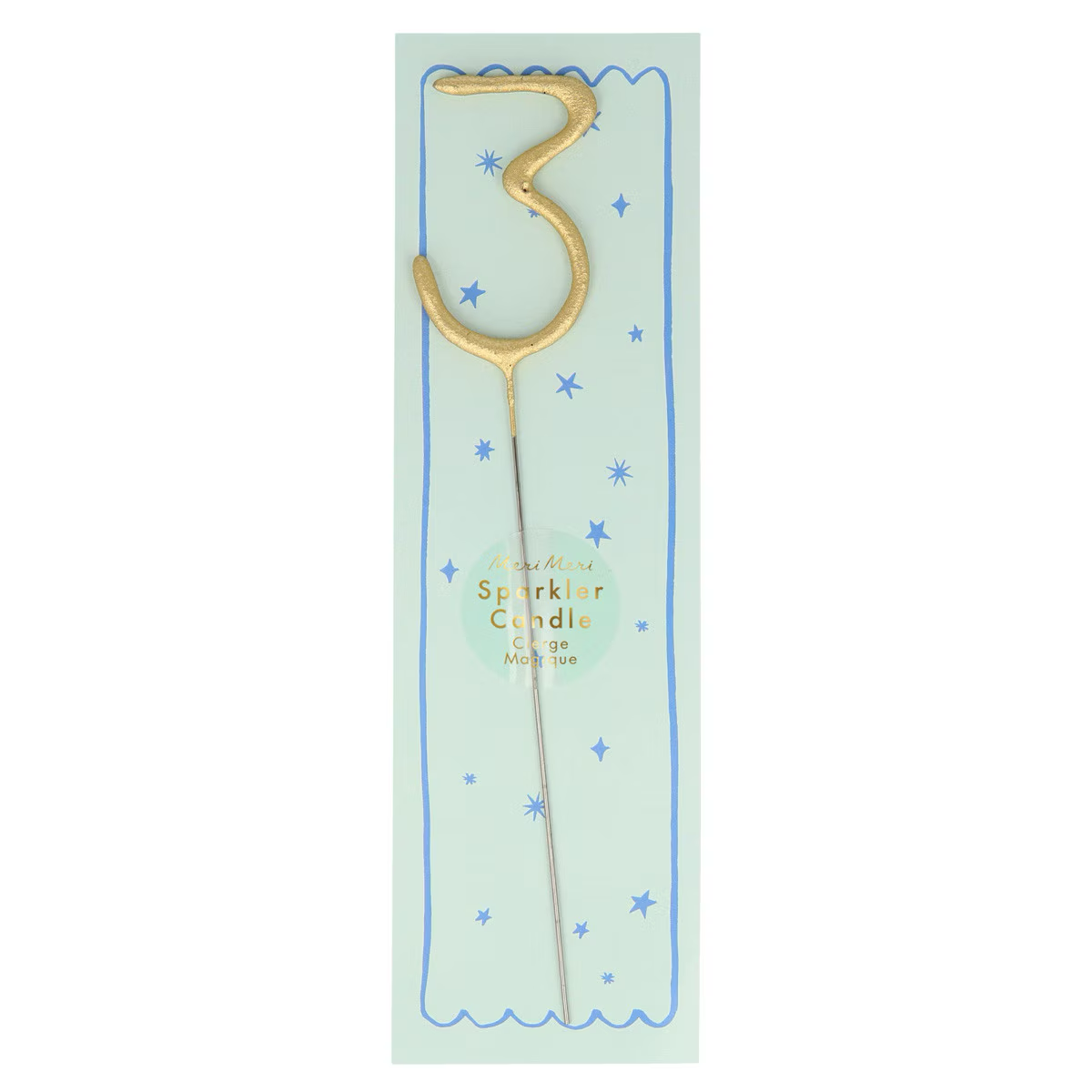 Gold Sparkler Candle