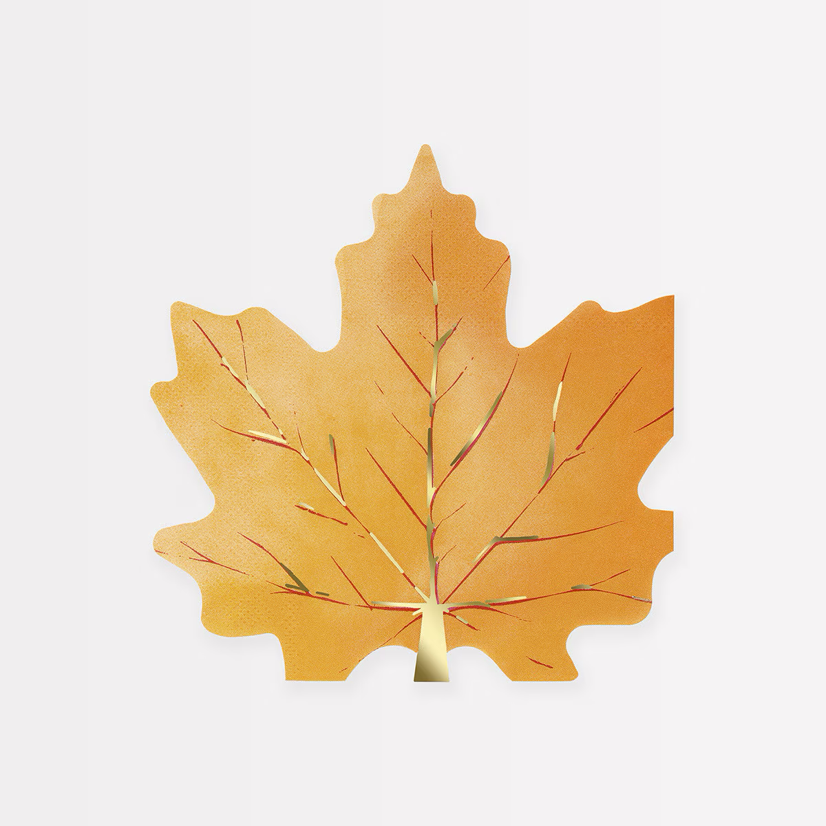 Maple Leaf Shaped Napkins (x 16)