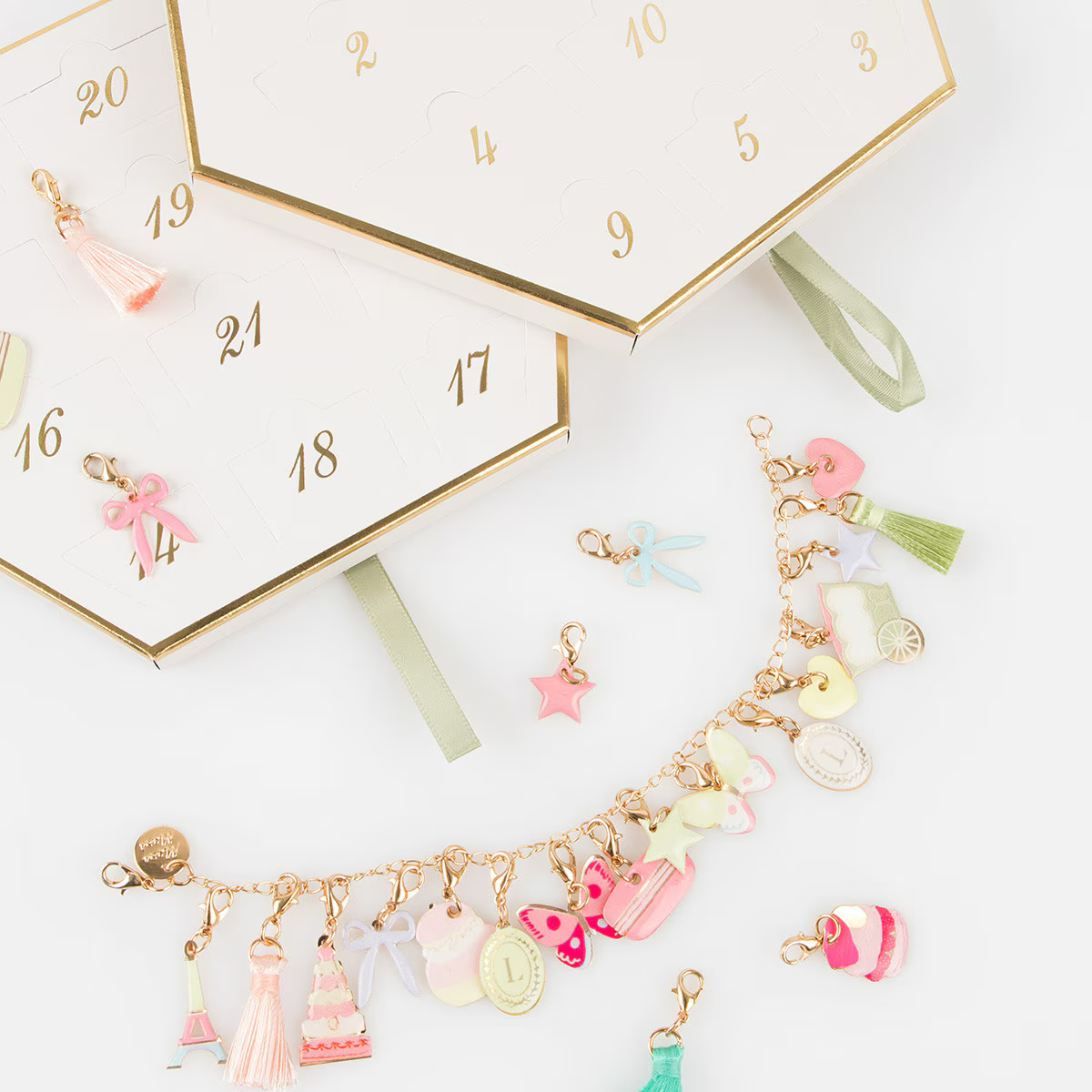 Meri Meri x Ladurée Charm Bracelet Advent Calendar