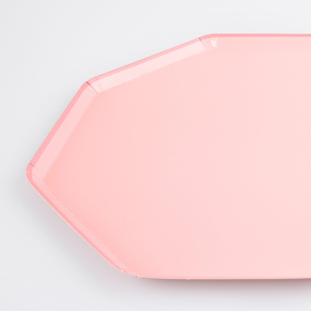 Cotton Candy Pink Dinner Plates (X 8)