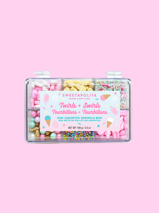 Twirls and Swirls Mini Assorted Sprinkle Box