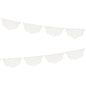 Broderie Anglaise Lace White Pennant Garland