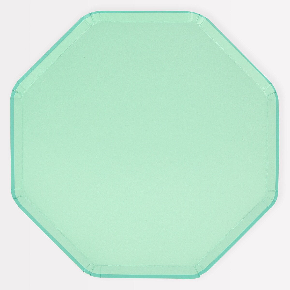 Sea Foam Green Dinner Plates (x 8)
