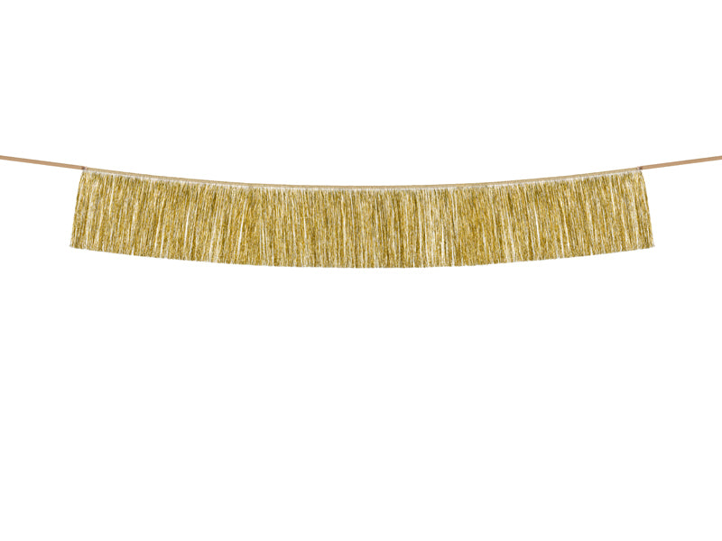 Fringe Garland, Gold