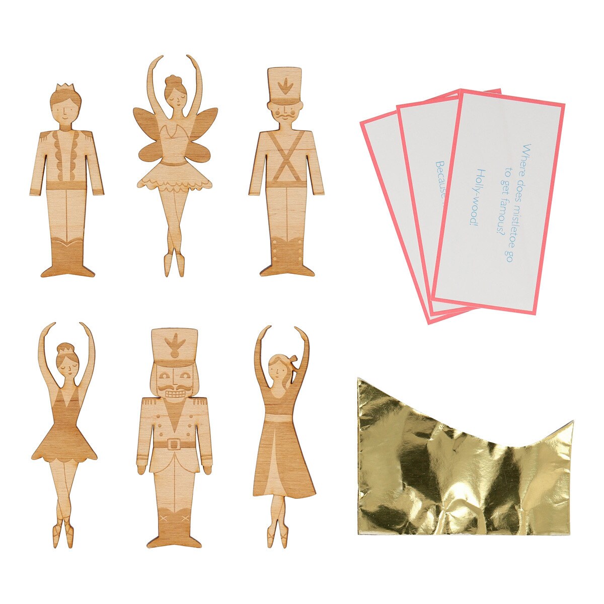 Nutcracker Character Medium Crackers (x 6)