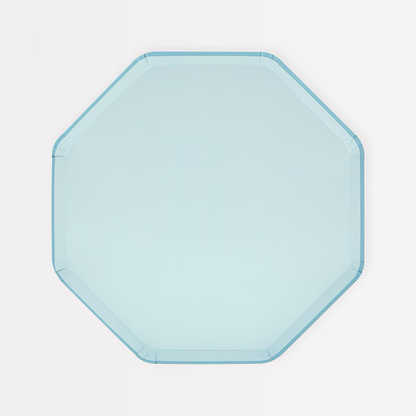 Summer Sky Blue Side Plates (x 8)