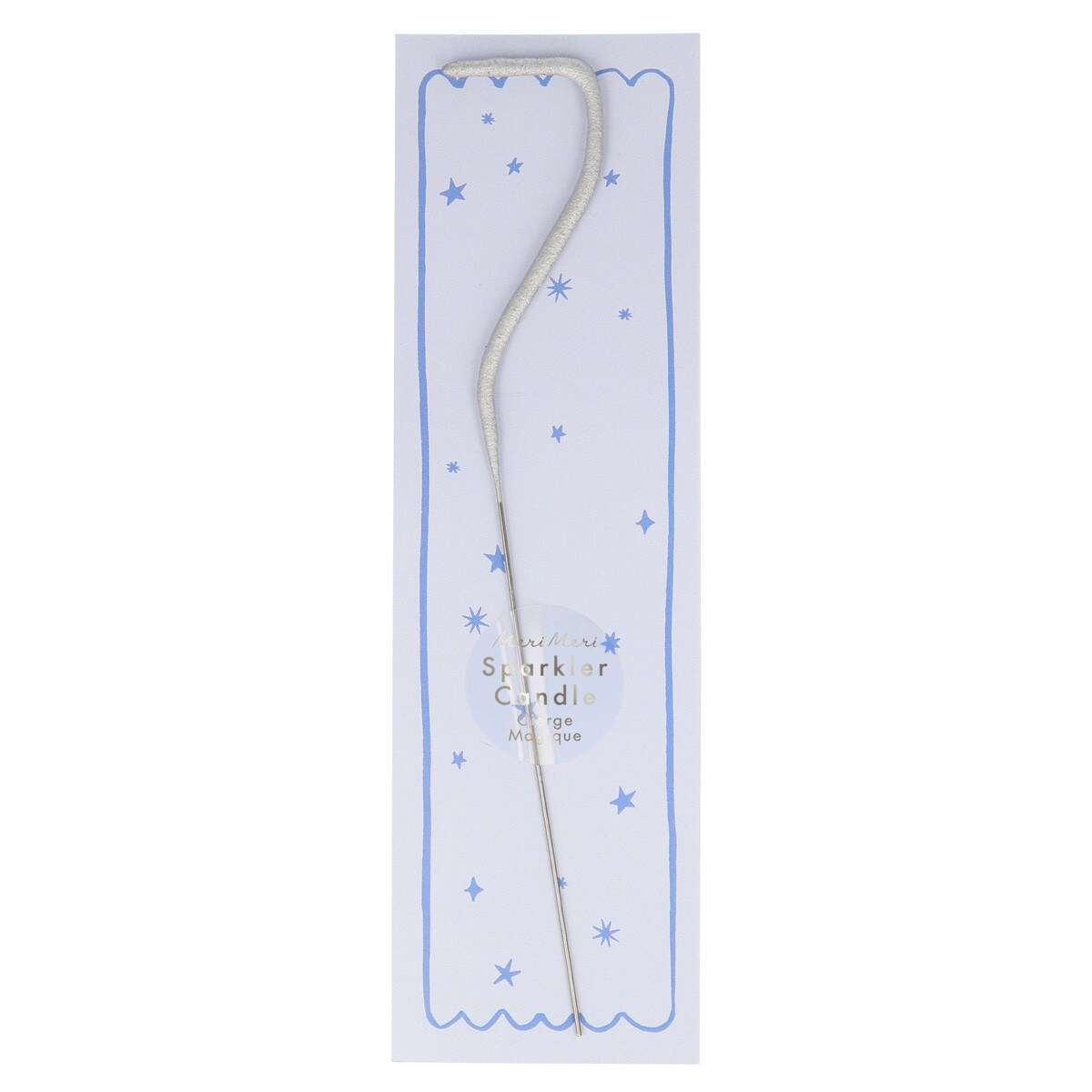 Silver Sparkler Candle