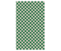 Gift wrap, 10 m - Checker - Green