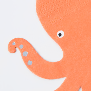 Octopus Napkins (x16)