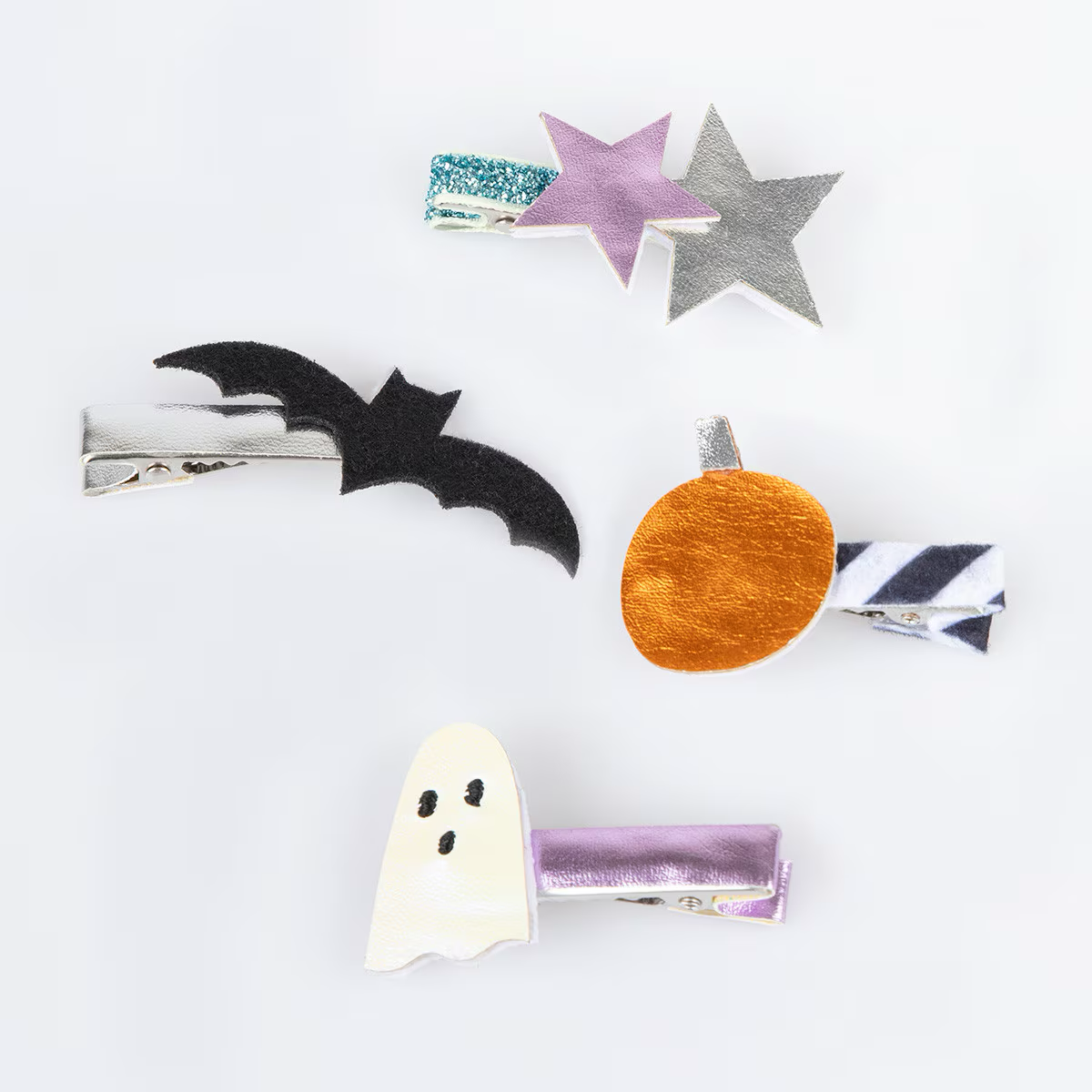 Halloween Icons Hair Clips (x 8)