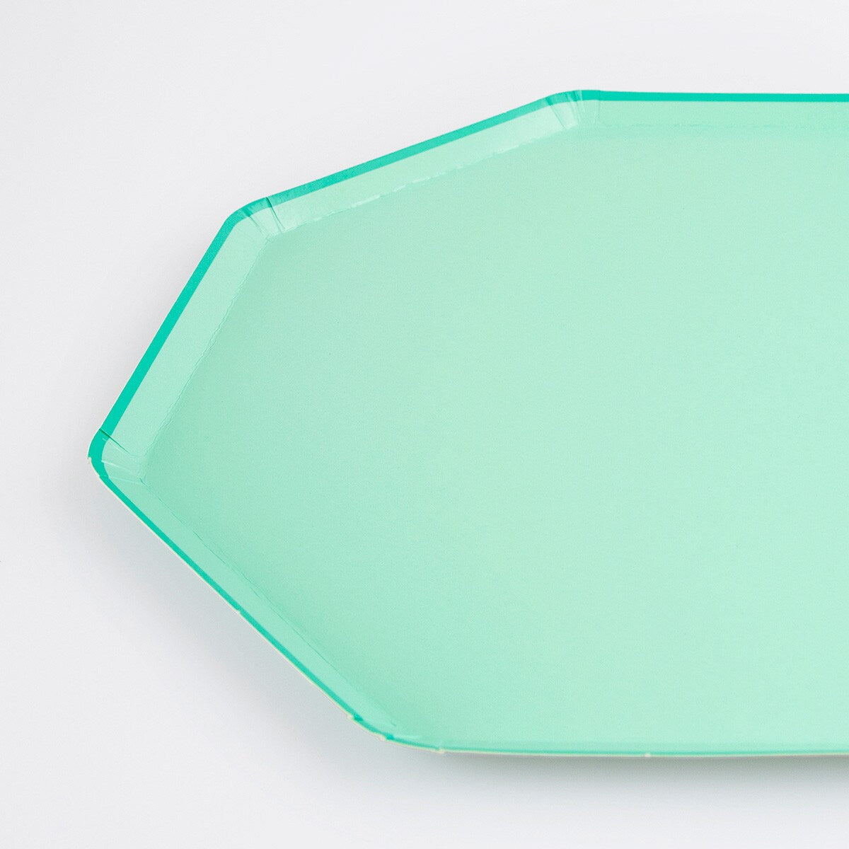 Sea Foam Green Dinner Plates (x 8)