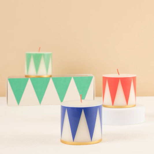 Small Drum Candles (x 3)